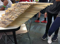 Keva Block Challenge How Far Out Can You Build From Table